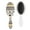 White-112, variant on Bohemian Tribal Print Hair Brush, Vintage Pattern Paddle Comb with Soft Bristles, Suitable for All Hair Textures