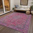 thumbnail image 6 of Addison Rugs Chantille Indoor/Outdoor Traditional Global Pink Washable Rectangle Rug, 2'6" x 3'10", 6 of 6