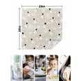 thumbnail image 4 of Beige Christmas Cloth Napkins Set of 8 Reusable Dinner Napkins, Xmas Snowman Snowflake Cocktail Napkin Washable Table Napkins for Wedding/Holiday Party/Baby Shower 20"x20", 4 of 7