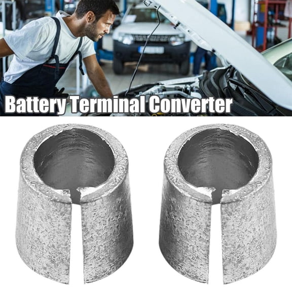 Blarkrus 2pcs Battery Terminal Converters In Stock Border Pile Head Thin Pile Head To Thick Pile Head Thick Pile Head Battery Sheath Pile Head Sheath