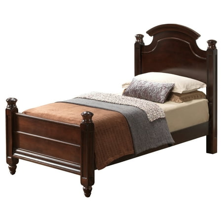 Summit Cappuccino Twin Panel Beds