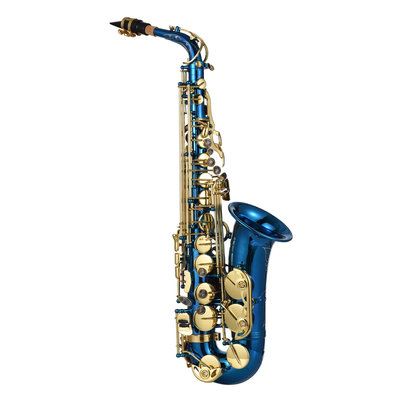 Mendini by Cecilio Eb Alto Sax with Tuner, Case, Mouthpiece Mendini by Cecilio Eb Alto Sax with Tuner, Case, Mouthpiece