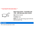 thumbnail image 2 of Water Pump Gasket - Compatible with 1998 - 2005 Mercedes-Benz CLK320 1999 2000 2001 2002 2003 2004, 2 of 2