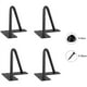 thumbnail image 3 of Patas para muebles Rawiri de 4 piezas negras, para mesa y silla, con 20 tornillos y 4 protectores de pies, 10 cm, 3 of 6