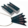 thumbnail image 3 of Inkdotpot Pack Of 50 Real Rose Gold Foil Paper Tags Made With Love Text Favor Hang Tags, 3 of 6