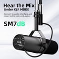 thumbnail image 2 of SM7DB Professional Dynamic Microphone Built-in Preamp for Live Recording Streaming Podcasting Brocasting, 2 of 8