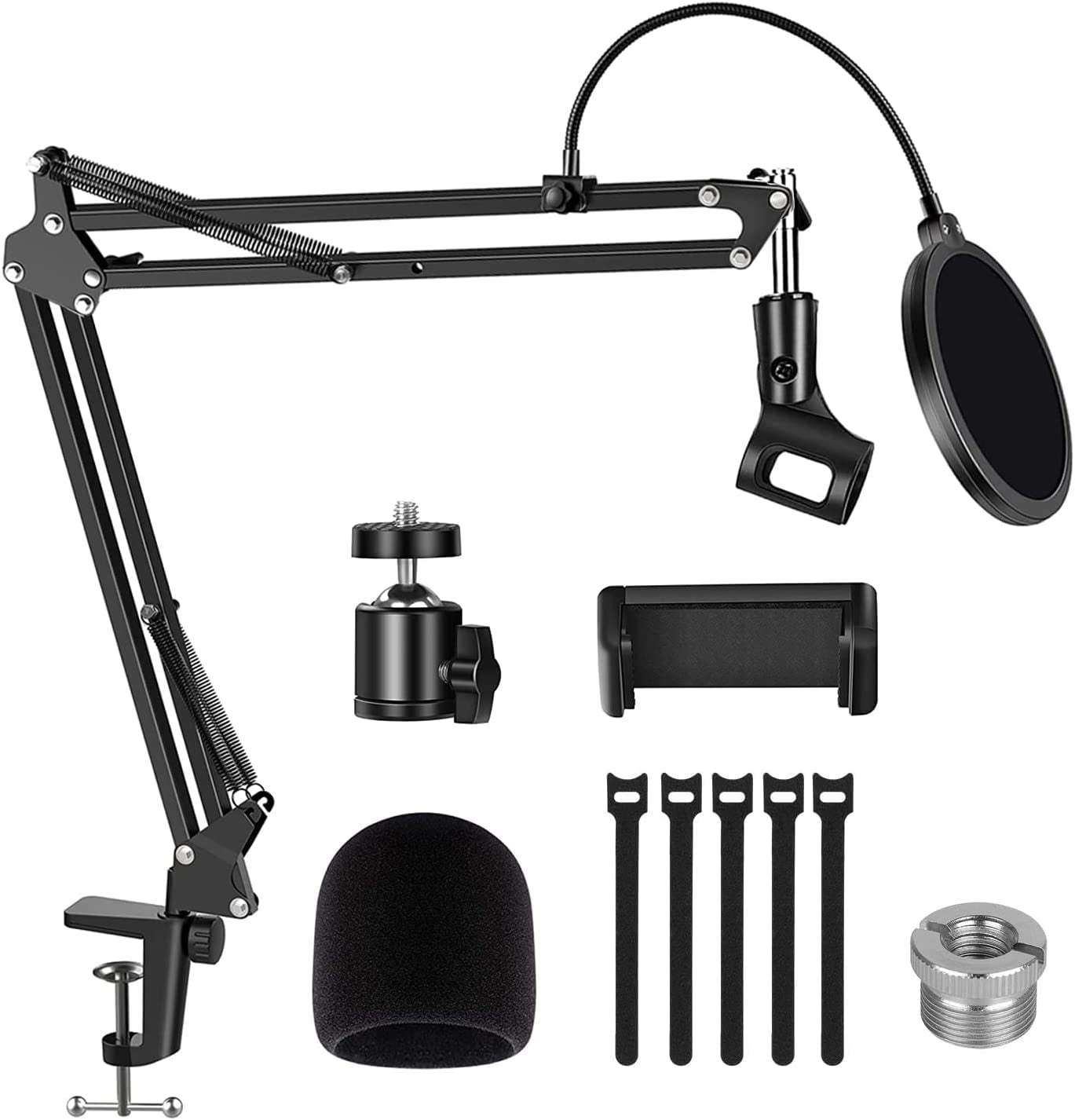 Mic Arm Stand for Blue Yeti, Heavy Duty Microphone Stand with
