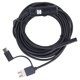 thumbnail image 2 of Endoscopio 3 en 1 de 7 mm para Android, tipo C, USB, micro USB, impermeable, para inspección de tuberías de coche, con 6 luces LED, cable rígido de 5 m para teléfono inteligente, 2 of 15