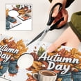 thumbnail image 6 of Yayeee Faucet Mat for Kitchen Sink 14.7" Diatomite Long Splash Guard Pad, Autumn Day Pattern, 6 of 7