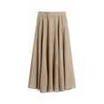 thumbnail image 3 of Gfyviroh Kids Girls Long Skirts A-Line Casual Flowy Flared Skirt Loose High Waisted Lightweight Maxi Skirt 4-15 Years, 3 of 7