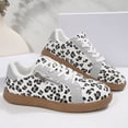 thumbnail image 5 of YOUYEDIAN Sneakers for Women Lace-up Versatile Round Toe Retro Fashion Leopard Print Flat Sneakers Platform Non Slip Comfy Outdoor Walking Shoes, 5 of 5