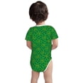 thumbnail image 3 of Xecao St Patrick's Day5 Pattern Baby Climbing Bodysuit Short Sleeve Onesie Unisex 0-12 Months Baby Shirt Newborn Outfits Crotch snap design-6 Months, 3 of 6