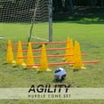 thumbnail image 4 of Adjustable Hurdle Cone Set - Sports Cones for Agility Training - Heavy Duty Cones and Extra Long Impact Resistant Poles - Hurdles for Track, Soccer, and Football, 4 of 4