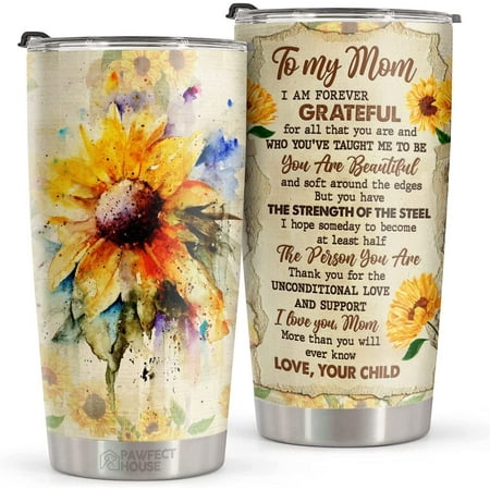 

20 Oz Stainless Steel Insulated Tumbler Gifts For Mom - You Are Beautiful - Best Mom Ever Gifts Birthday Mothers Day Valentine Gifts For Worlds Greatest Mom Coffee Tumbler For Women