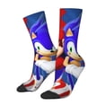 thumbnail image 2 of Lsque Mario Printed Men's Crew Socks, Soft Durable Breathable Moisture-Wicking with Odor Control Cotton socks, 2 of 7
