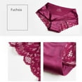 thumbnail image 5 of 1/6PCS Lace Underwear Ladies Ice Silk No Trace Luxury Lace Sexy A Single Medium Waist Trip, 5 of 9