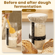 NULAS 52-Piece Sourdough Starter Kit , Oval Banneton Proofing Baskets, Bread Baking Supplies Set… — $32.99 (50% off)