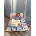 thumbnail image 6 of This is My Book Reading Blanket for Book Lovers Gifts for Women Girls Soft Lightweight Flannel Purple Throw Blankets for Couch Bedding Travel XS 30x40in Pet/Toddler Gift, 6 of 6