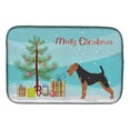 thumbnail image 1 of Carolines Treasures BB2903DDM Welsh Terrier Merry Christmas Tree Dish Drying Mat, 1 of 1
