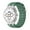 Green, variant on Sleektime For Galaxy Watch 8 40/44mm Band Sport Silica Gel Watch Strap, Adjustable Breathable Waterproof, Quick Fit Secure Buckle,White