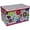 Pink, variant on Bacati - Botanical Purple Cotton Percale Fabric covered Storage, Toy Chest, 24.5 L x 15 W x 14 H inches