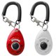 thumbnail image 1 of Clicker de entrenamiento para mascotas con correa para la muñeca - Clickers de entrenamiento para perros (rojo + blanco), 1 of 4