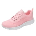 thumbnail image 1 of Espadrilles à Lacets pour Femmes, Semelle Souple, Confortables, Sans Talon, Respirantes, 1 of 8