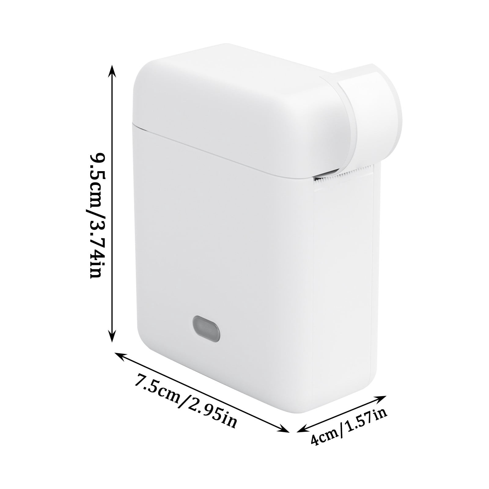 Portable Bluetooth Thermal Label Maker, Mini Wireless Sticker Printer for Home and Office Organization, Inkless Pocket Labeler with App Templates