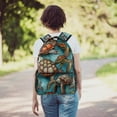 thumbnail image 6 of Lightweight Backpack Sea Turtle School Bag Travel Laptop Daypack for Men Women Casual Rucksack, 6 of 6