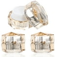thumbnail image 4 of 3pcs Travel Sample Jars Empty Cosmetic Jar Cream Lotion Bottles Cosmetic Containers(15g), 4 of 8