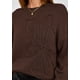 thumbnail image 5 of Suéter PRETTYGARDEN XL Marrón Floral Cuello Redondo Oversize, 5 of 8