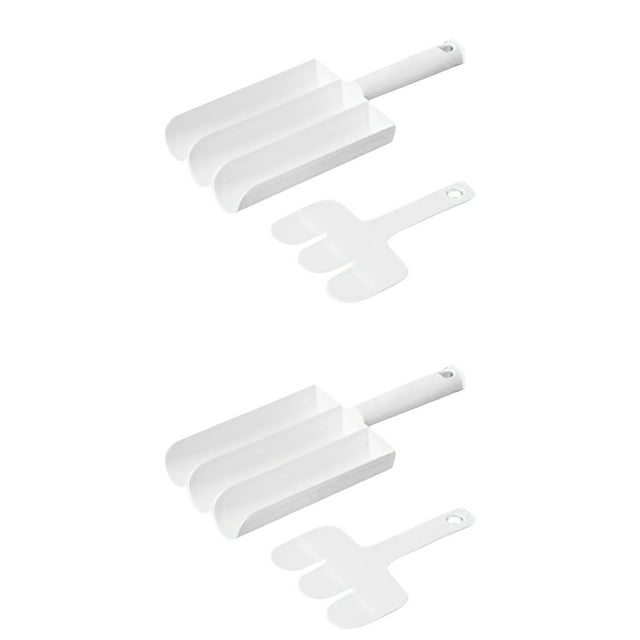 2023 Triple Meatball Maker Meat Spoon With Cutting Spatula Easy To Use Multifunctional Fishball Burger Set (3 Meatballs)