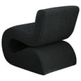 thumbnail image 6 of Ronea Boucle Upholstered Armless Curved Chair Charcoal, 6 of 10