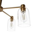 thumbnail image 4 of Hunter - Lochemeade 5-light Alturas Gold, Large Chandelier, Dimmable, Formal Style, Candle Shaped, for Bedrooms, Kitchens, Dining, Living Rooms - 49082, 4 of 9