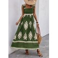 thumbnail image 3 of Vestido PRETTYGARDEN 2025 sin mangas con escote cuadrado verde XXL, 3 of 6