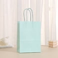 thumbnail image 2 of 12pcs, Paper Gift Bags Bulk with Handle, Assorted Colors Kraft Goodie Candy Treat Gift Wrap Bags for Carnival Valentine Birthday Party Favor(Pastel Color), 2 of 9