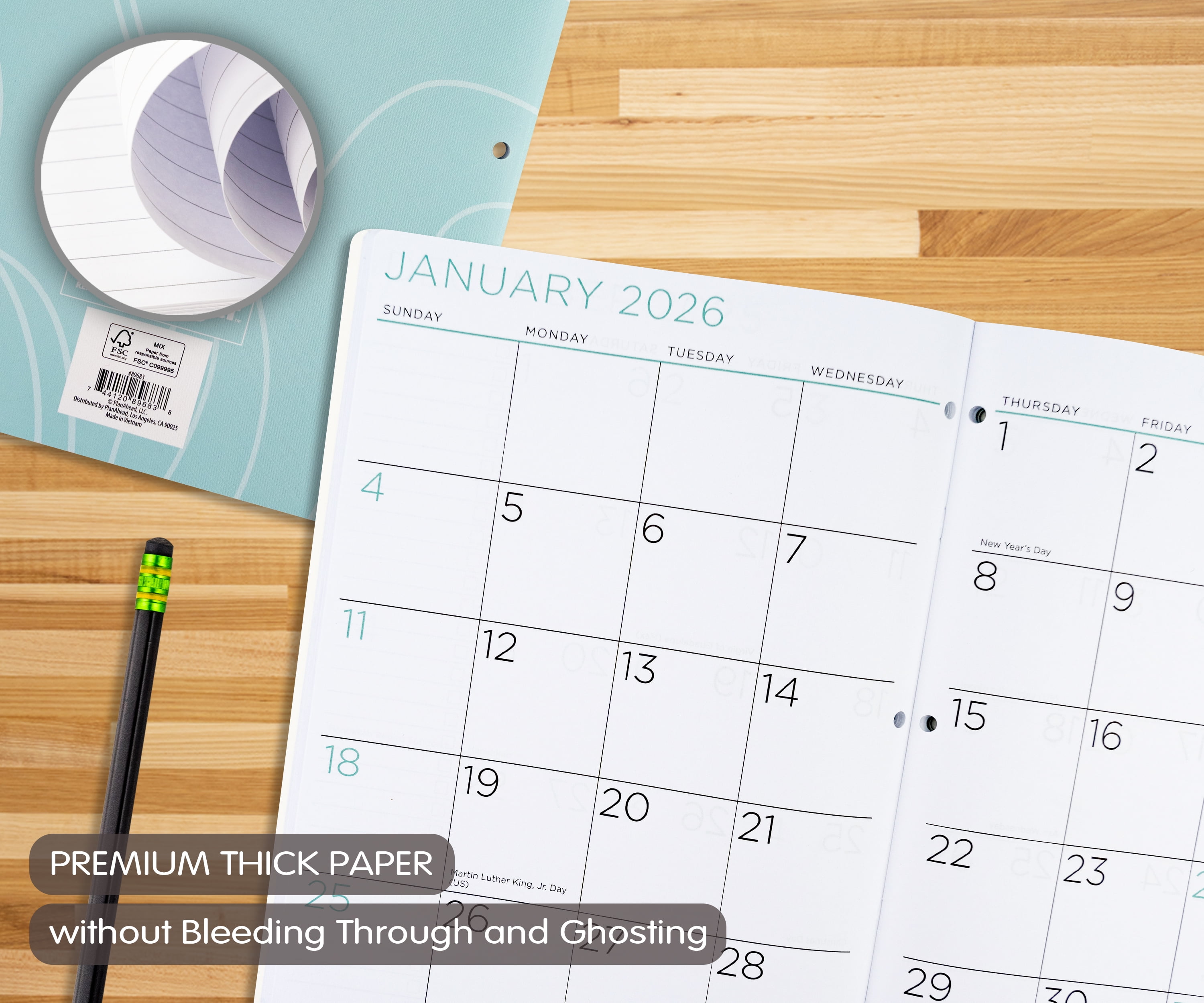 See it Bigger January 2025 - December 2026 Monthly Dated