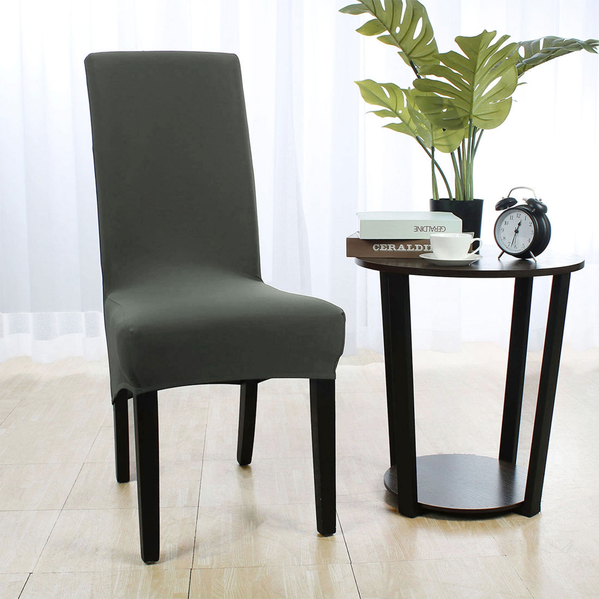 Spandex Stretch Dining Chair Covers Protector Washable Seat Slipcover