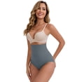 thumbnail image 4 of DARING DIVA Women's High-Waisted Butt Lifting Briefs Postpartum Tummy Control L Blue, 4 of 5