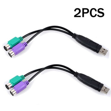 6-PIN PS/2 MALE TO USB FEMALE KEYBOARD MOUSE ADAPTER - Walmart.com