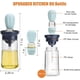 thumbnail image 2 of 2 Pack Glass Olive Oil Dispenser ,2 In 1 Oil Dispenser Bottle with Brush, Silicone Dropper Measuring Oil Dispenser for Kitchen Cooking, Frying, Baking, 2 of 5