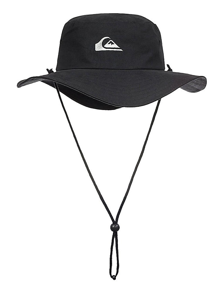 Quiksilver Men's Bushmaster Sun Protection Floppy Bucket Hat, Black3