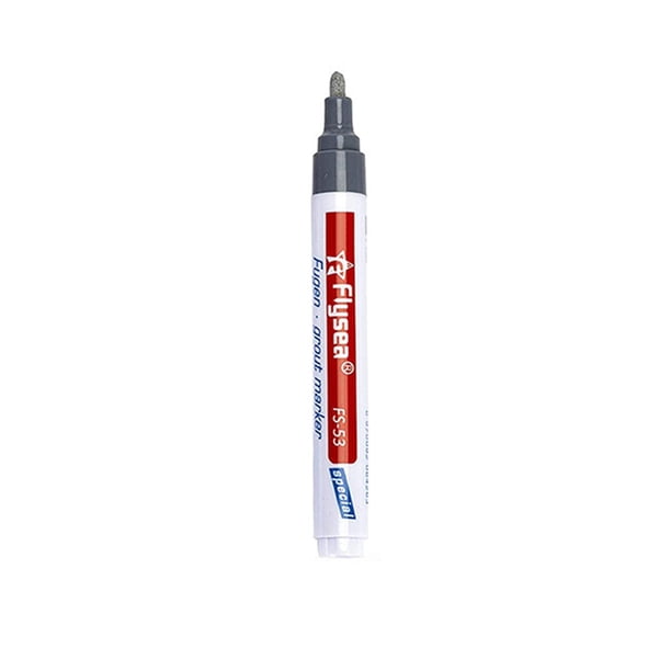 Eigraketly Pluma de reparación Conveniente Mano de obra fina Aspecto exquisito Sellador de lechada de superficie lisa distintivo Gris oscuro Artesanía gris frio Eigraketly TO007869-05