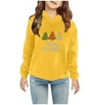 thumbnail image 2 of Lovskoo Girls' Sweatshirts Half Zipper Long Sleeve Pullover Tops Crop Tops Kids Fleece Sweatshirts For 5-14 Years Green, 2 of 7