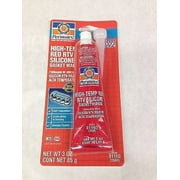Permatex 81160 High-Temp Red RTV Silicone Gasket Maker 3oz/85g-GET ONE FREE!!!