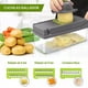thumbnail image 5 of Rallador Cortador Rebanador Picador Manual De Verduras Fruta  Ensaladas Utensilios De Cocina Multifuncional Rallador de cocina mango color verde/gris, 5 of 6
