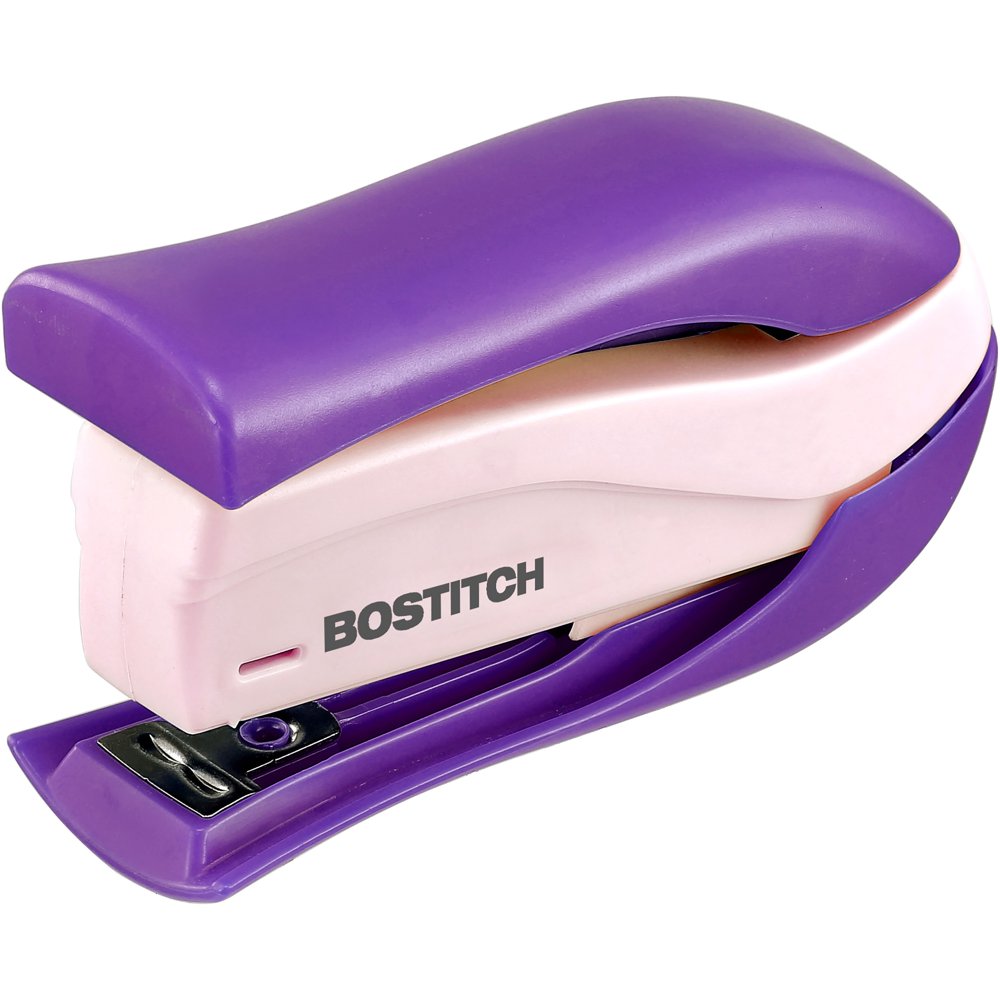 Bostitch SpringPowered 15 Handheld Compact Stapler, Reduced Effort