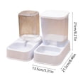 thumbnail image 4 of Pet Bowls Dog Bowls Cat Bowls 2 in 1 Food and Water Bowl 15 Degree Tilted Neck Protection Non Slip Anti Tip Detachable Easy Clean for Cats Small Dogs Indoor by PALIFEUR, 4 of 7