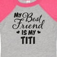 thumbnail image 4 of Inktastic My Best Friend is My Titi with Hearts Boys or Girls Baby Bodysuit, 4 of 5