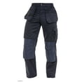 thumbnail image 2 of Skylinewears Mens Cordura Pants Carpenter Construction Utility Tool Pockets Heavy Duty Knee Reinforced Work Wear Safety Trousers B3 Navy W32-L32, 2 of 6